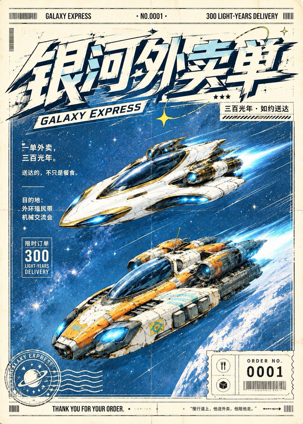 银河外卖单